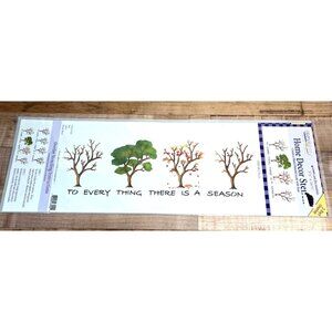 To Every Thing There Is A Season Stencil By Stencilability 5.5" X 16.5" Laser Cu